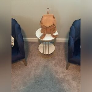 Lucky Brand Leather Backpack Purse